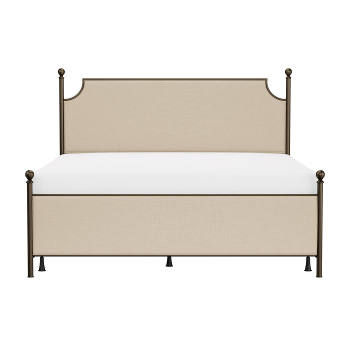 Nordland Upholstered Metal Bed & Reviews Birch Lane